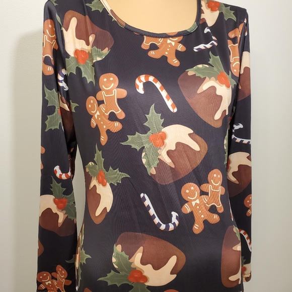 Adorable Christmas Dress Size M - Picture 2 of 3